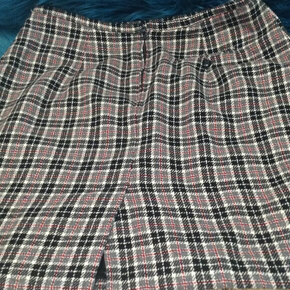 VINTAGE Easy Pieces Ivy League skirt; "14", Wool blend, Collegiate, Plaid, Trend - Picture 6 of 6